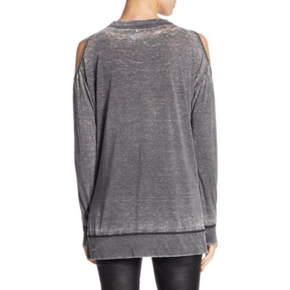 alice & olivia Cold Shoulder Sweatshirt (M) NWT - Picture 5 of 8